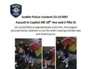 Truy tìm hung thủ đánh người dã man trên khu Capitol Hill